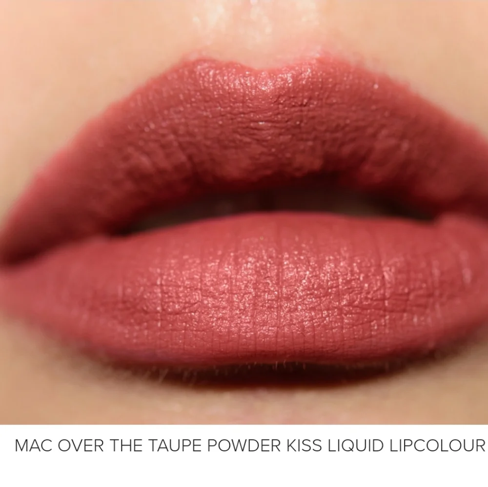 ❇️🧚‍♀️OVER THE TAUPE Mac Cosmetics Powder Kiss LipColour NWT